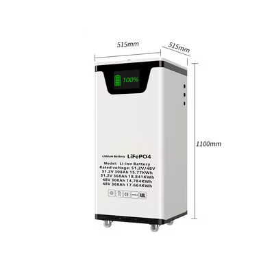 جودة YF51300LFP-FS بطارية تخزين الطاقة على الجدار 15.36kWh LiFePO4 بطارية طاقة احتياطية للمنزل للأنظمة الشمسية الهجينة وخارج الشبكة مصنع