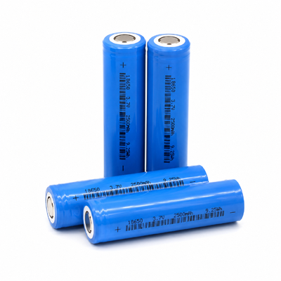 جودة إمدادات مصنع يونفان 18650 2500mAh 3.7V خلايا الليثيوم الأسطوانية 1C شحن 1.5C تفريغ 500 دورة مصنع