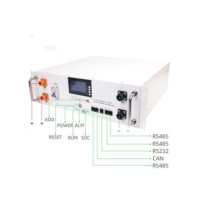 جودة يوفان المصنع المباشر YF51100LP-HES-CT 5.12كيلوواط ساعة ريك جبل بطارية الليثيوم 51.2V 100Ah 6000 دورة متوافقة مع معظم المحولات الشمسية OEM ODM مصنع