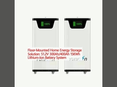 حل تخزين الطاقة المنزلي المثبت على الأرض: نظام بطارية ليثيوم أيون 15 كيلوواط