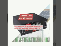 بطارية 51.2 فولت 200Ah بطارية قابلة لإعادة الشحن IP55