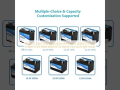 بطارية الليثيوم D2360LT2 المدمجة في BMS 12.8V 60ah 900CCA للسيارات العائلية والشاحنات الخفيفة